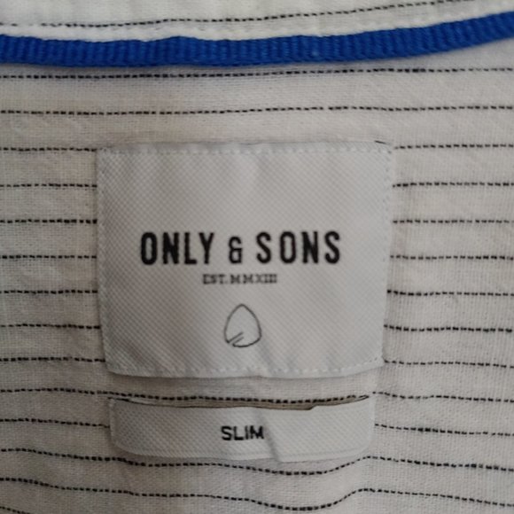 Small Only & Sons stripped button-down shirt - Picture 2 of 3